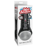 Buy PDX Wet Pussies - Super Slide & Glide XXL - Clear Stroker – Naughtyhut NZ sex toys online. Discreet delivery & top brands.