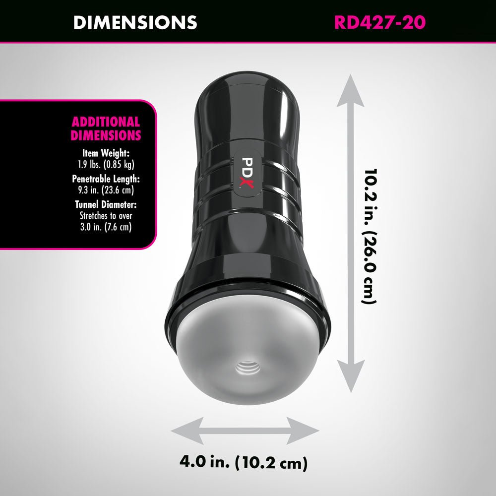 Buy PDX Wet Pussies - Super Slide & Glide XXL - Clear Stroker – Naughtyhut NZ sex toys online. Discreet delivery & top brands.