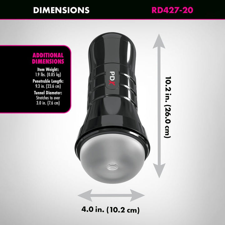 PDX Wet Pussies - Super Slide & Glide XXL - Clear Stroker – Sex toys NZ by Naughtyhut. Discreet delivery nationwide.