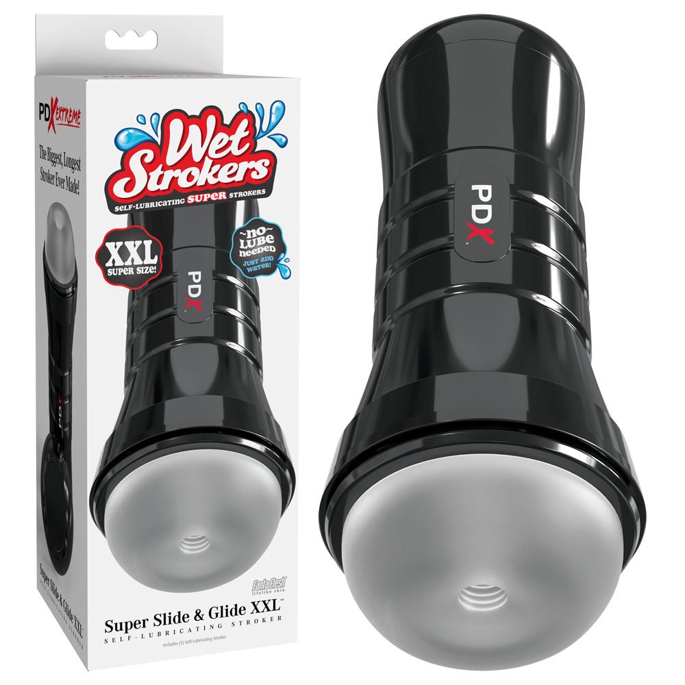 Buy PDX Wet Pussies - Super Slide & Glide XXL - Clear Stroker – Naughtyhut NZ sex toys online. Discreet delivery & top brands.