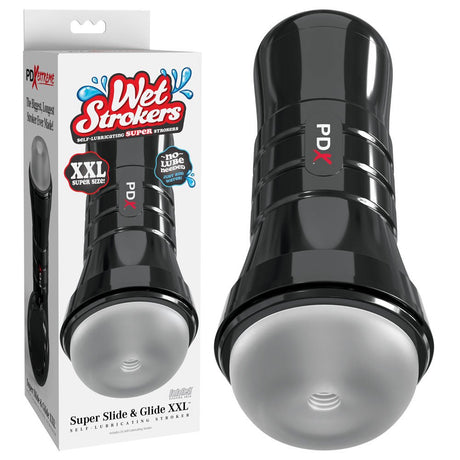 Buy PDX Wet Pussies - Super Slide & Glide XXL - Clear Stroker – Naughtyhut NZ sex toys online. Discreet delivery & top brands.