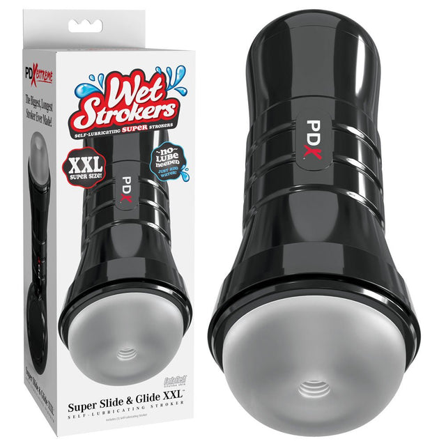 Buy PDX Wet Pussies - Super Slide & Glide XXL - Clear Stroker – Naughtyhut NZ sex toys online. Discreet delivery & top brands.