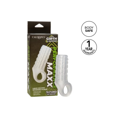 Performance Maxx™ Liquid Silicone Reversible Sleeve – Sex toys NZ by Naughtyhut. Discreet delivery nationwide.