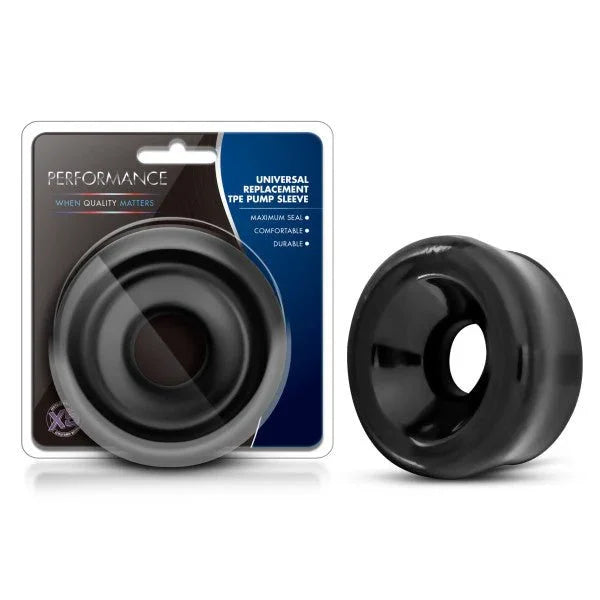 Performance universal replacement TPE pump sleeve in black with its retail pack