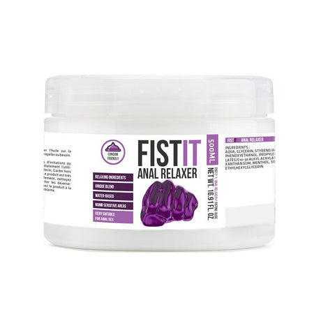 Buy Pharmquests Fist - It Anal Relaxer - Water Based Relaxing Lubricant - 500 ml Tub – Naughtyhut NZ sex toys online. Discreet delivery & top brands.