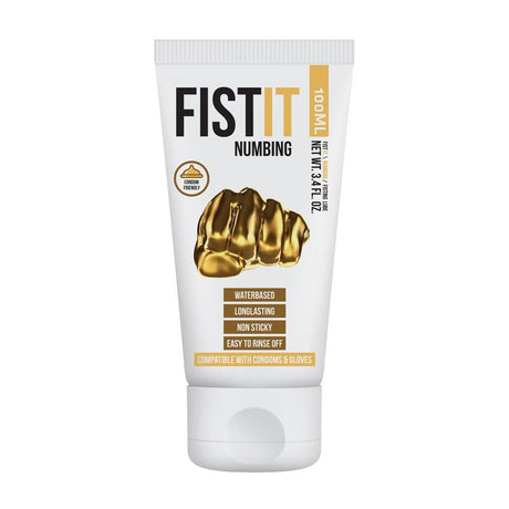 Buy PHARMQUESTS Fist - It Desensitiser - 100 ml - Water Based Numbing Lubricant - 100 ml Tube – Naughtyhut NZ sex toys online. Discreet delivery & top brands.