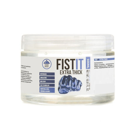 Buy Pharmquests Fist - It Extra Thick - Thick Water Based Lubricant - 500 ml Tub – Naughtyhut NZ sex toys online. Discreet delivery & top brands.