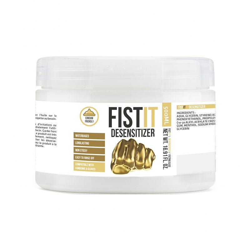 Buy Pharmquests Fist - It Numbing - Water Based Numbing Lubricant - 500 ml Tub – Naughtyhut NZ sex toys online. Discreet delivery & top brands.