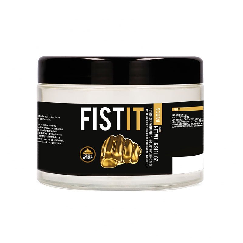 Buy Pharmquests Fist - It - Water Based Lubricant - 500 ml Tub – Naughtyhut NZ sex toys online. Discreet delivery & top brands.