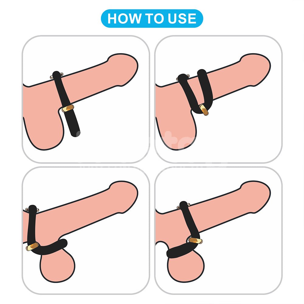 Pinnacle Pro Anyfit Stretcher - Black Adjustable Cock Ring – Sex toys NZ by Naughtyhut. Discreet delivery nationwide.