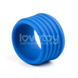 Buy Pinnacle Pro Deep Rib Grip - Blue Cock Ring – Naughtyhut NZ sex toys online. Discreet delivery & top brands.