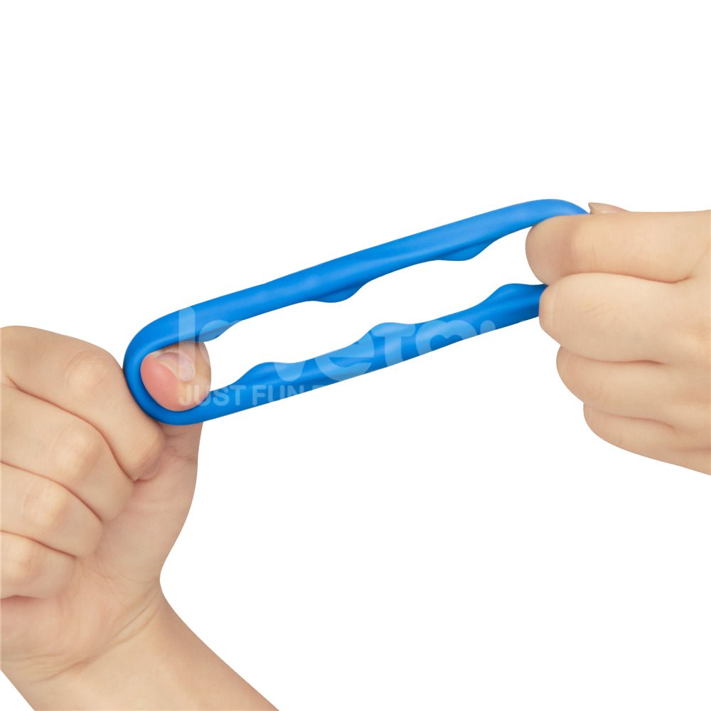 Pinnacle Pro Ridge Bump Stretcher - Blue Cock Ring – Sex toys NZ by Naughtyhut. Discreet delivery nationwide.