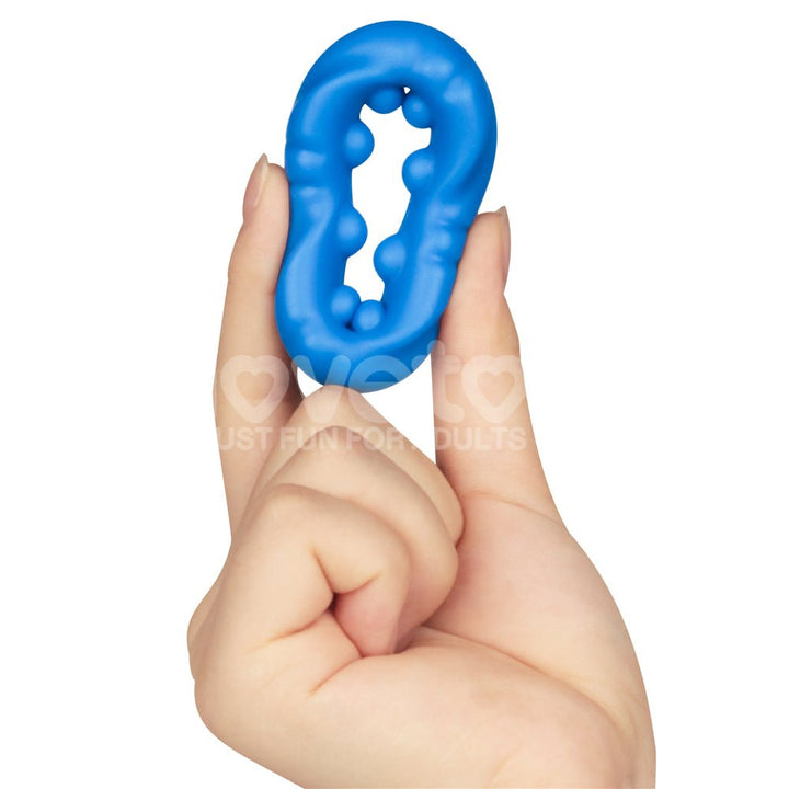 Pinnacle Pro Ridge Bump Stretcher - Blue Cock Ring – Sex toys NZ by Naughtyhut. Discreet delivery nationwide.