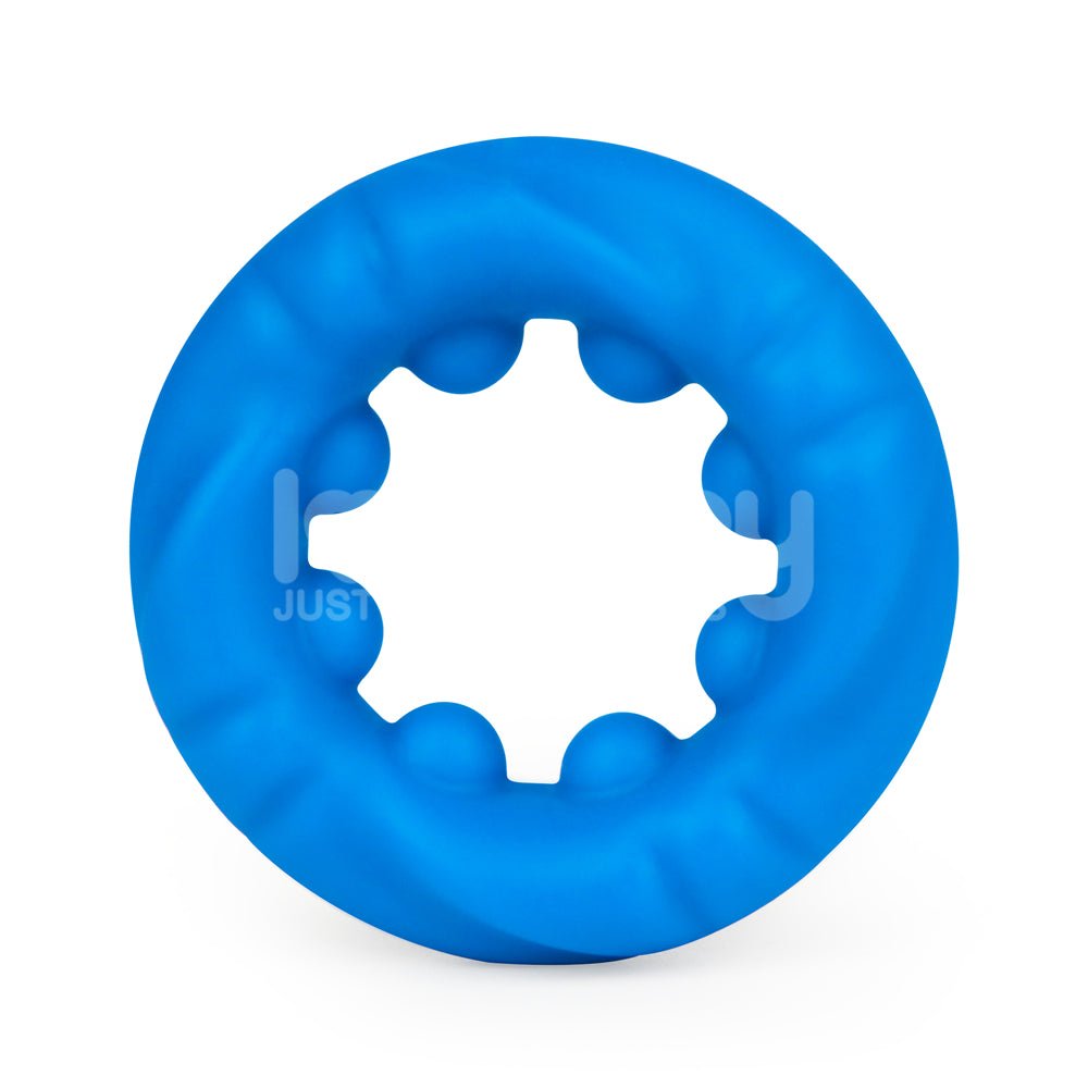 Buy Pinnacle Pro Ridge Bump Stretcher - Blue Cock Ring – Naughtyhut NZ sex toys online. Discreet delivery & top brands.