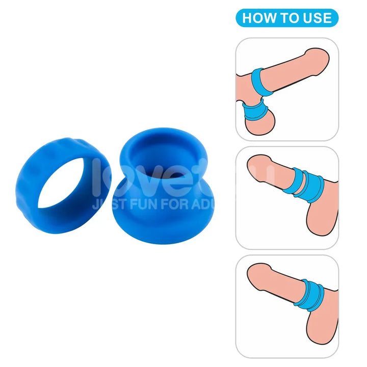 Twin Flex how-to panel with three illustrations of ring and stretcher placement