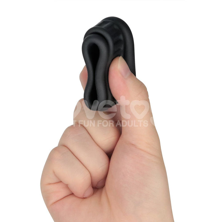 Pinnacle Pro Twin Grip Enhancer - Black Cock & Balls Ring – Sex toys NZ by Naughtyhut. Discreet delivery nationwide.
