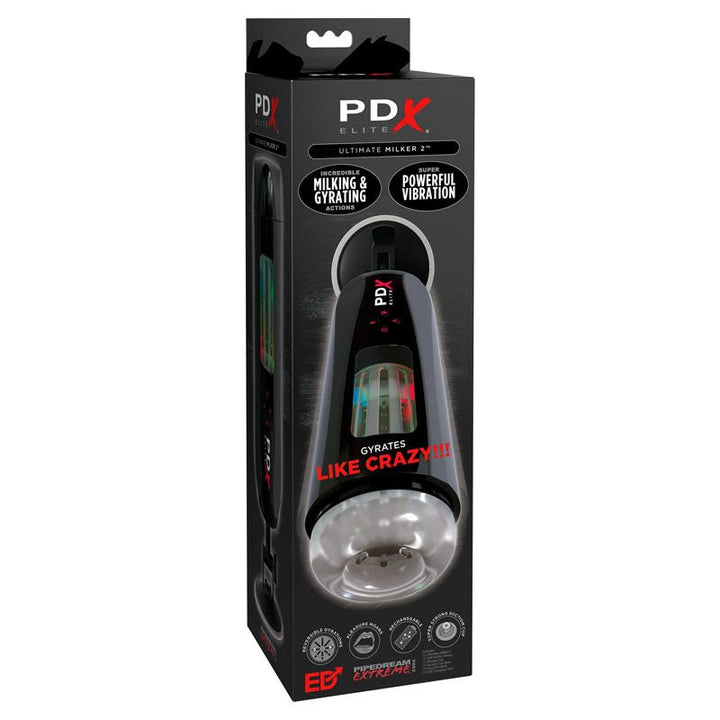 Pipedream Extreme Toys Elite Ultimate Milker 2 - USB Rechargeable Masturbator – Sex toys NZ by Naughtyhut. Discreet delivery nationwide.