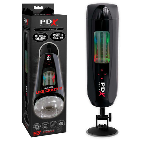 Buy Pipedream Extreme Toys Elite Ultimate Milker 2 - USB Rechargeable Masturbator – Naughtyhut NZ sex toys online. Discreet delivery & top brands.
