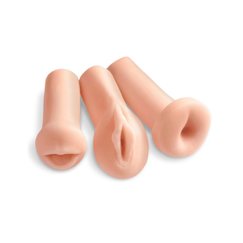 Pipedream Extreme Toyz All 3 Holes - Flesh Strokers - Set of 3 – Sex toys NZ by Naughtyhut. Discreet delivery nationwide.