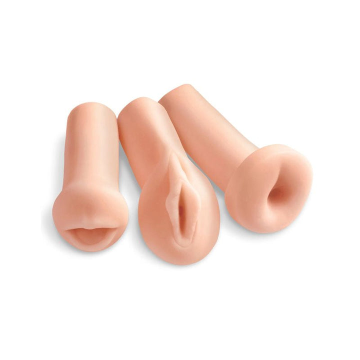 Pipedream Extreme Toyz All 3 Holes - Flesh Strokers - Set of 3 – Sex toys NZ by Naughtyhut. Discreet delivery nationwide.