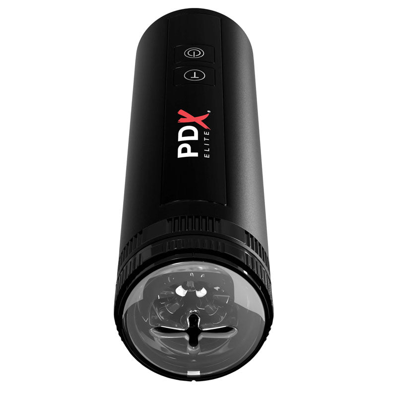 Buy Pipedream Extreme Toyz Elite Moto Bator X - Black Powered Water Stroker – Naughtyhut NZ sex toys online. Discreet delivery & top brands.