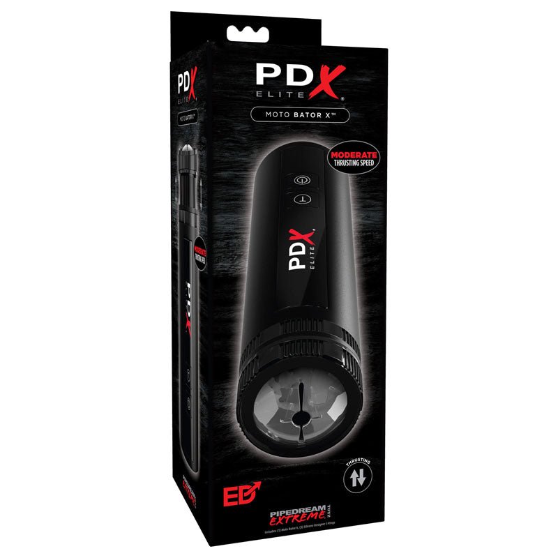 Buy Pipedream Extreme Toyz Elite Moto Bator X - Black Powered Water Stroker – Naughtyhut NZ sex toys online. Discreet delivery & top brands.