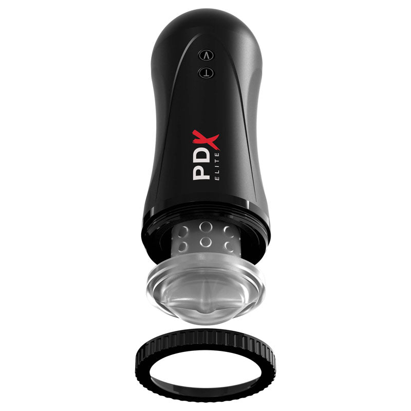 Pipedream Extreme Toyz Elite Moto Stroker - Black Powered Masturbator – Sex toys NZ by Naughtyhut. Discreet delivery nationwide.