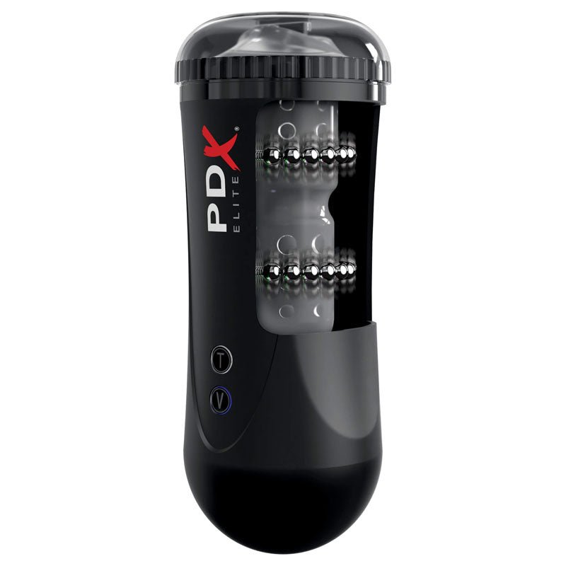 Pipedream Extreme Toyz Elite Moto Stroker - Black Powered Masturbator – Sex toys NZ by Naughtyhut. Discreet delivery nationwide.