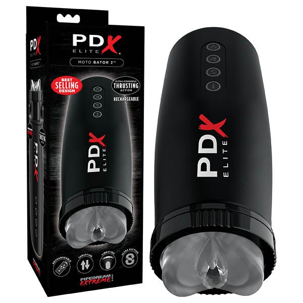 Pipedream Extreme Toyz Elite Motobator 2 - Black USB Rechargeable Powered Masturbator – Sex toys NZ by Naughtyhut. Discreet delivery nationwide.