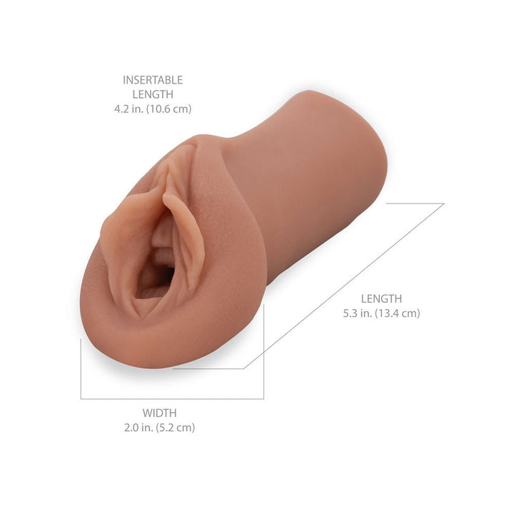 Pipedream Extreme Toyz Sorority Snatch - Brown - Brown Vagina Stroker – Sex toys NZ by Naughtyhut. Discreet delivery nationwide.