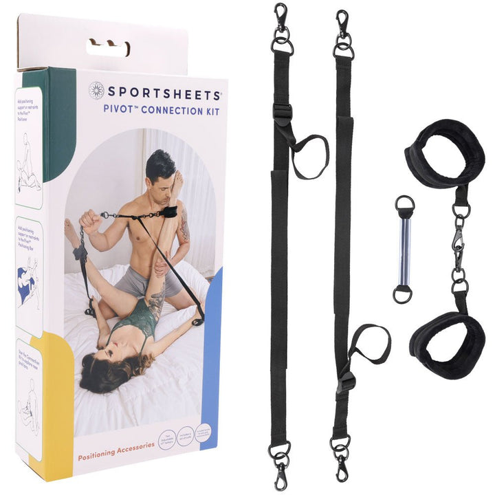 Pivot Connection Kit - Cuff and Tether Kit – Sex toys NZ by Naughtyhut. Discreet delivery nationwide.