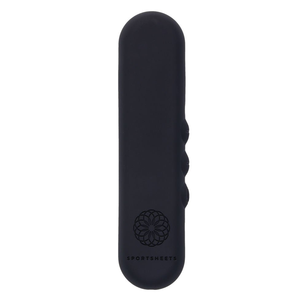 Buy Pivot Flat Bullet - Black - Black 10.2 cm USB Rechargeable Bullet – Naughtyhut NZ sex toys online. Discreet delivery & top brands.