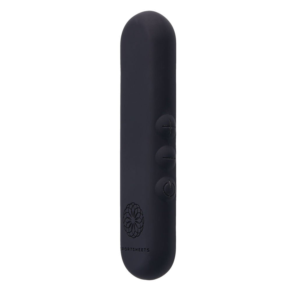 Buy Pivot Flat Bullet - Black - Black 10.2 cm USB Rechargeable Bullet – Naughtyhut NZ sex toys online. Discreet delivery & top brands.