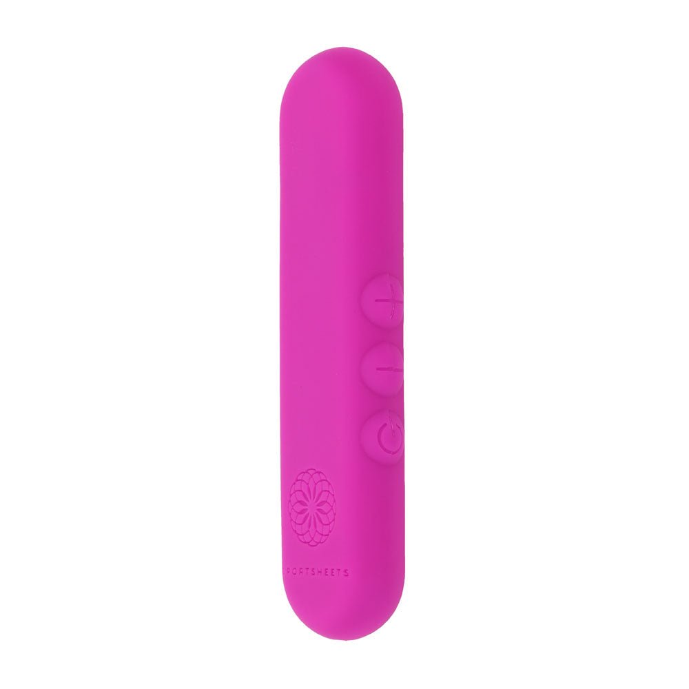 Pivot Flat Bullet - Pink - Pink 10.2 cm USB Rechargeable Bullet – Sex toys NZ by Naughtyhut. Discreet delivery nationwide.