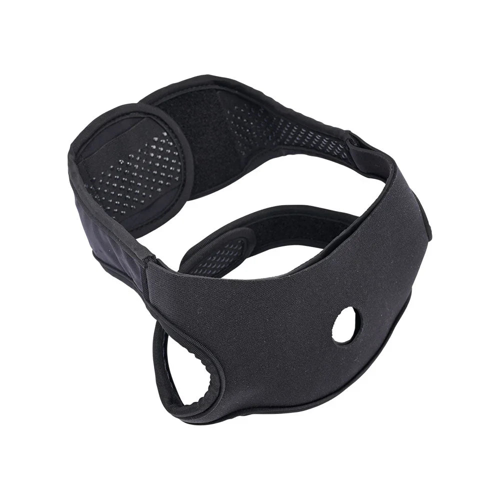 Pivot face harness alone showing the neoprene chin panel and head straps