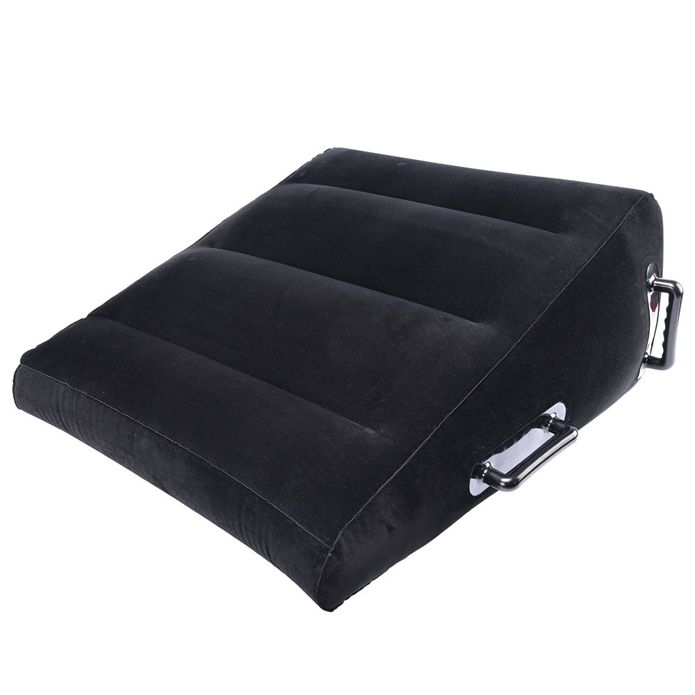 Pivot Inflatable Positioner Plus - Black XL Inflatable Position Cushion – Sex toys NZ by Naughtyhut. Discreet delivery nationwide.