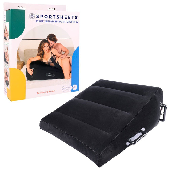 Pivot Inflatable Positioner Plus - Black XL Inflatable Position Cushion – Sex toys NZ by Naughtyhut. Discreet delivery nationwide.