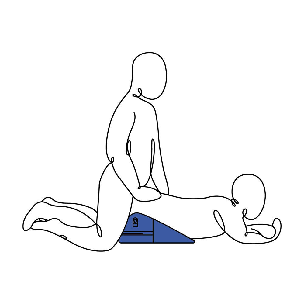 Buy Pivot Positioner - Black Foam Position Cushion – Naughtyhut NZ sex toys online. Discreet delivery & top brands.