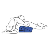 Buy Pivot Positioner - Black Foam Position Cushion – Naughtyhut NZ sex toys online. Discreet delivery & top brands.