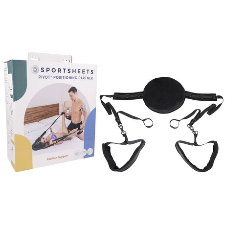 Buy Pivot Positioning Partner - Black Position Harness – Naughtyhut NZ sex toys online. Discreet delivery & top brands.