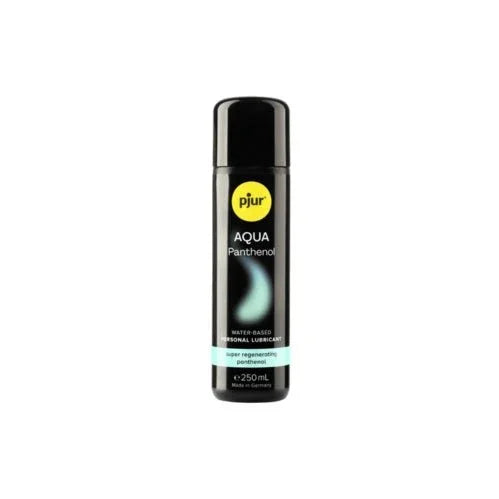 pjur Aqua Panthenol, black 250 ml bottle with mint panthenol banding