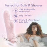 Buy Play With Me - Fairy Flutter - Pink 19.7 cm USB Rechargeable Rabbit Vibrator – Naughtyhut NZ sex toys online. Discreet delivery & top brands.