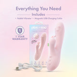 Buy Play With Me - Fairy Flutter - Pink 19.7 cm USB Rechargeable Rabbit Vibrator – Naughtyhut NZ sex toys online. Discreet delivery & top brands.