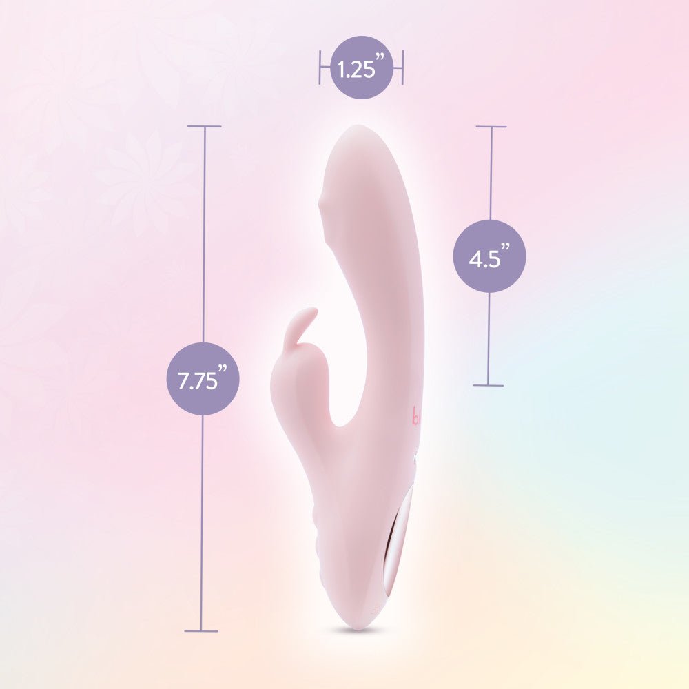 Play With Me - Fairy Flutter - Pink 19.7 cm USB Rechargeable Rabbit Vibrator – Sex toys NZ by Naughtyhut. Discreet delivery nationwide.