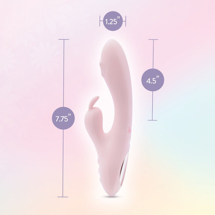 Play With Me - Fairy Flutter - Pink 19.7 cm USB Rechargeable Rabbit Vibrator – Sex toys NZ by Naughtyhut. Discreet delivery nationwide.