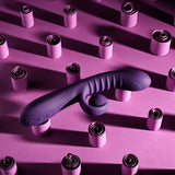 Buy Playboy CURLICUE - Purple 23.5 cm USB Rechargeable Rabbit Vibrator – Naughtyhut NZ sex toys online. Discreet delivery & top brands.