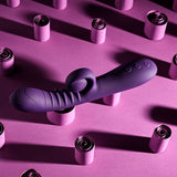 Buy Playboy CURLICUE - Purple 23.5 cm USB Rechargeable Rabbit Vibrator – Naughtyhut NZ sex toys online. Discreet delivery & top brands.