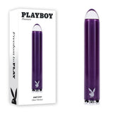 Buy Playboy Pleasure AMETHYST - Purple 12.4 cm USB Rechargeable Glass Tipped Mini Vibrator – Naughtyhut NZ sex toys online. Discreet delivery & top brands.
