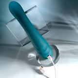 Buy Playboy Pleasure AURELIE - Green 22.7 cm USB Rechargeable Vibrator with Internal Flicker – Naughtyhut NZ sex toys online. Discreet delivery & top brands.