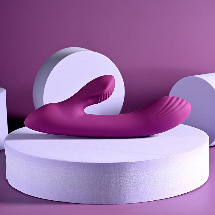 Playboy Pleasure BITTY BUNNY - Purple 14.7 cm USB Rechargeable Rabbit Vibrator – Sex toys NZ by Naughtyhut. Discreet delivery nationwide.